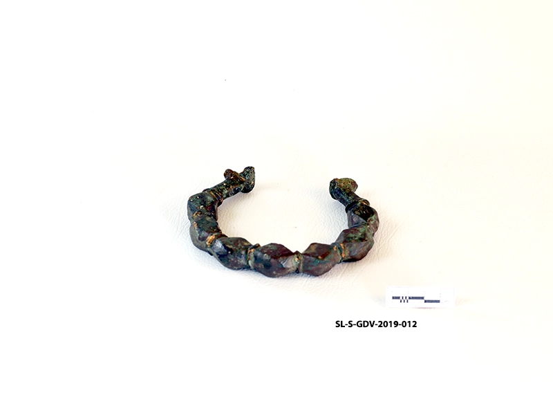 Copper handle — artifact at Maritime Archaeology Museum