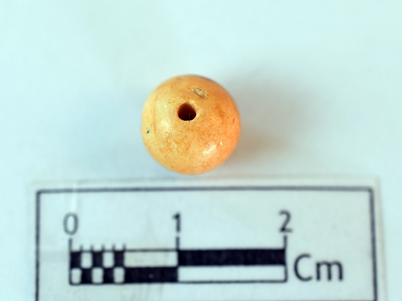 Carnelian Bead — Maritime Archaeology Museum හි ඇති කෞතුක භාණ්ඩයකි
