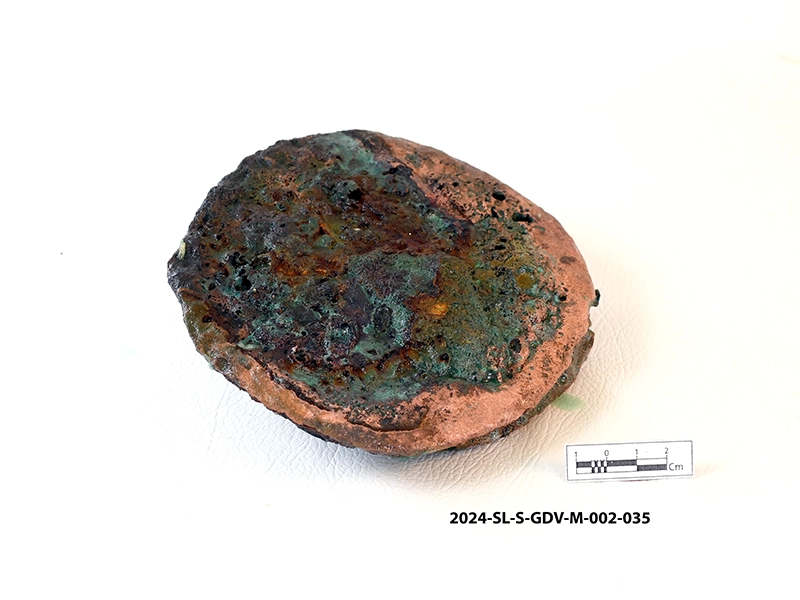 Copper ingot — artifact at Maritime Archaeology Museum