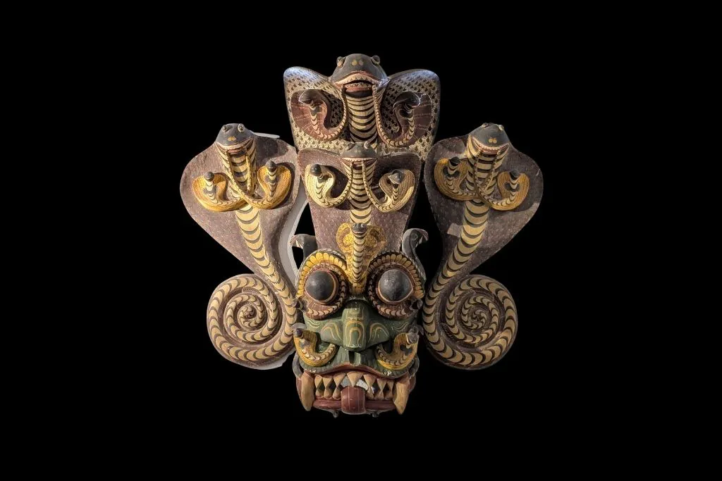 Naga Raksha — related artifact at Ariyapla Mask Museum