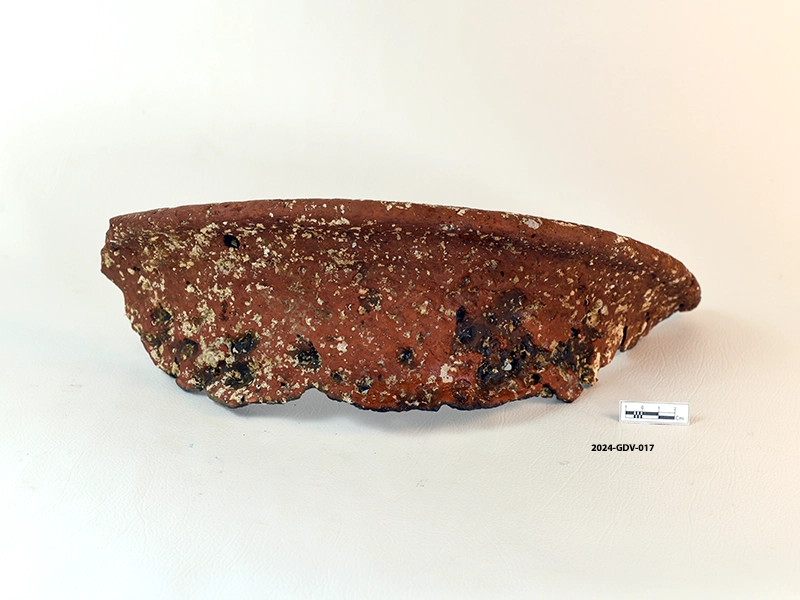 Part of a stand / pedestal — artifact at Maritime Archaeology Museum