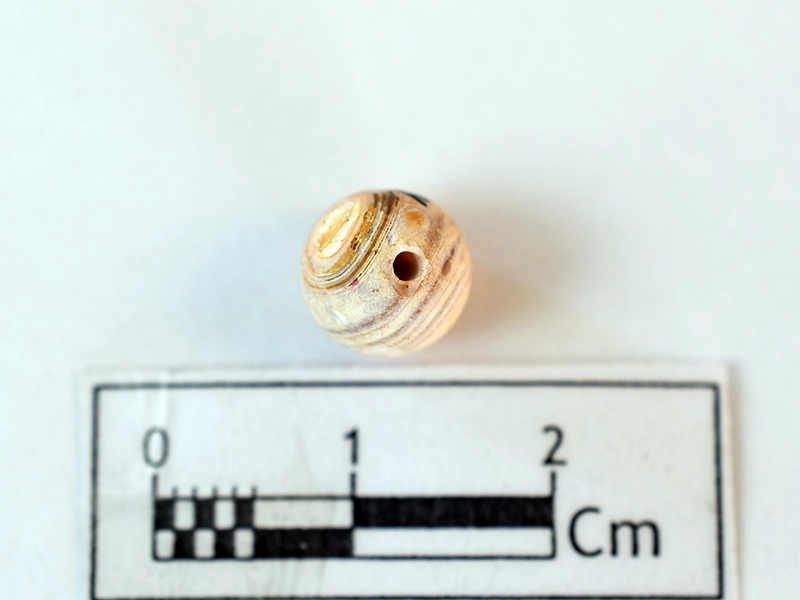 Carnelian Bead — Maritime Archaeology Museum හි ඇති කෞතුක භාණ්ඩයකි