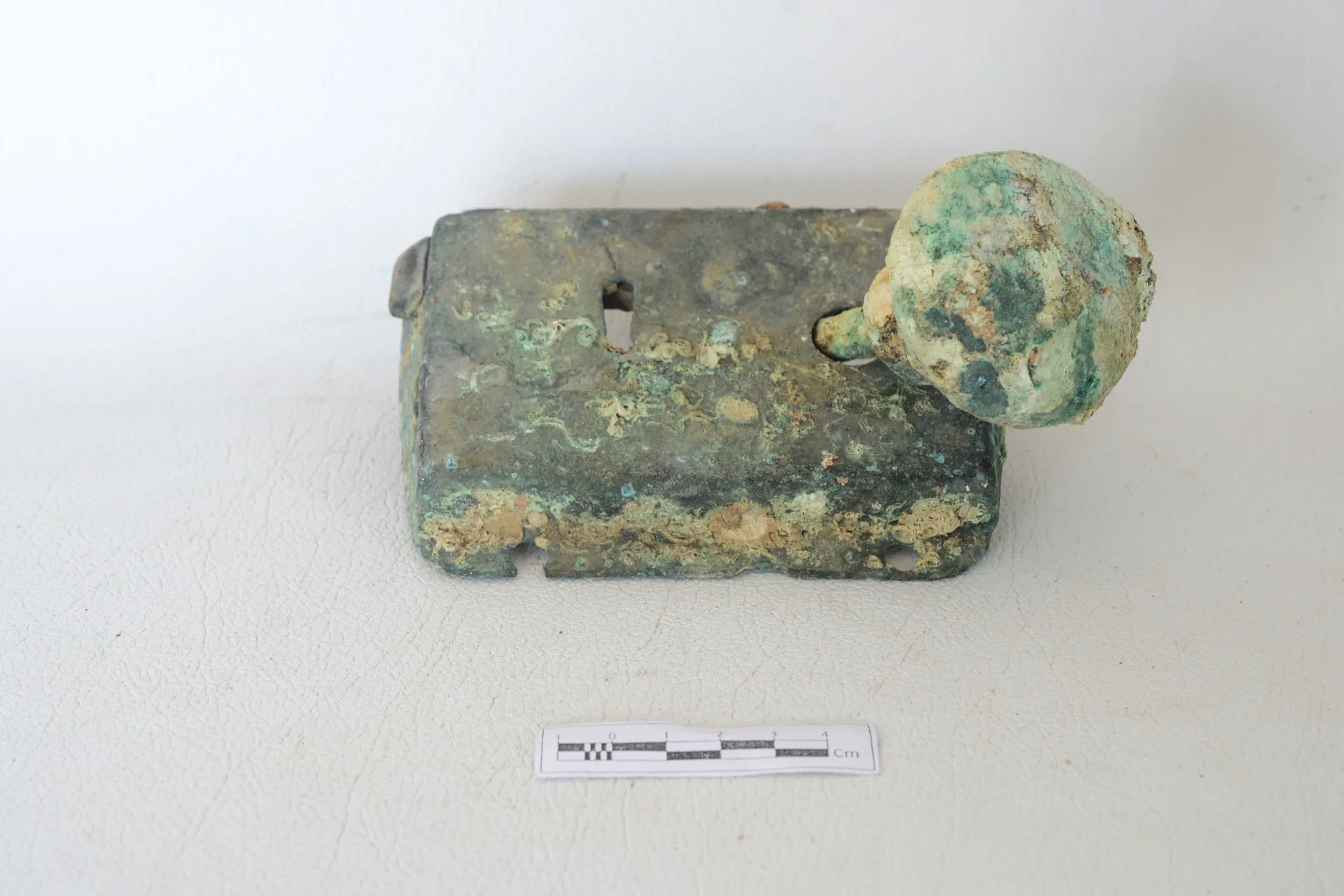 Copper alloy lock — Maritime Archaeology Museum இல் உள்ள கலைப்பொருள்