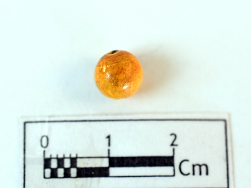 Carnelian Bead — Maritime Archaeology Museum හි ඇති කෞතුක භාණ්ඩයකි