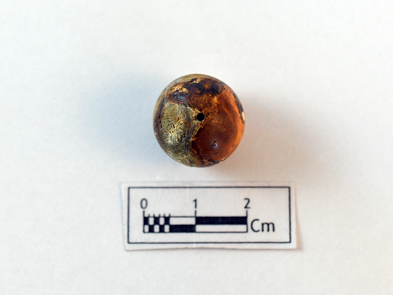 Carnelian Bead — artifact at Maritime Archaeology Museum