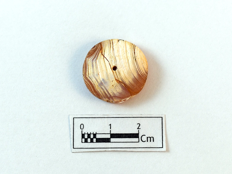 Carnelian Bead — artifact at Maritime Archaeology Museum