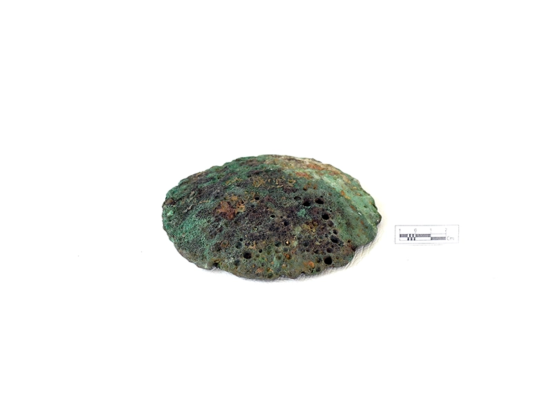 Copper ingot — artifact at Maritime Archaeology Museum