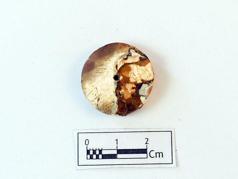 Carnelian Bead — artifact at Maritime Archaeology Museum