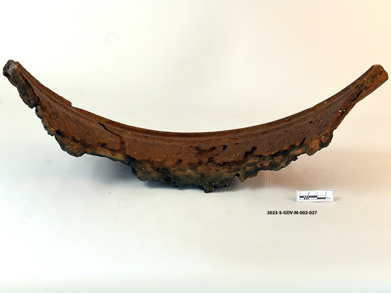 Piece of pottery — Maritime Archaeology Museum හි ඇති කෞතුක භාණ්ඩයකි
