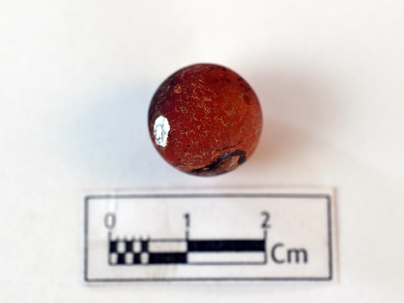 Spherical beads — artifact at Maritime Archaeology Museum