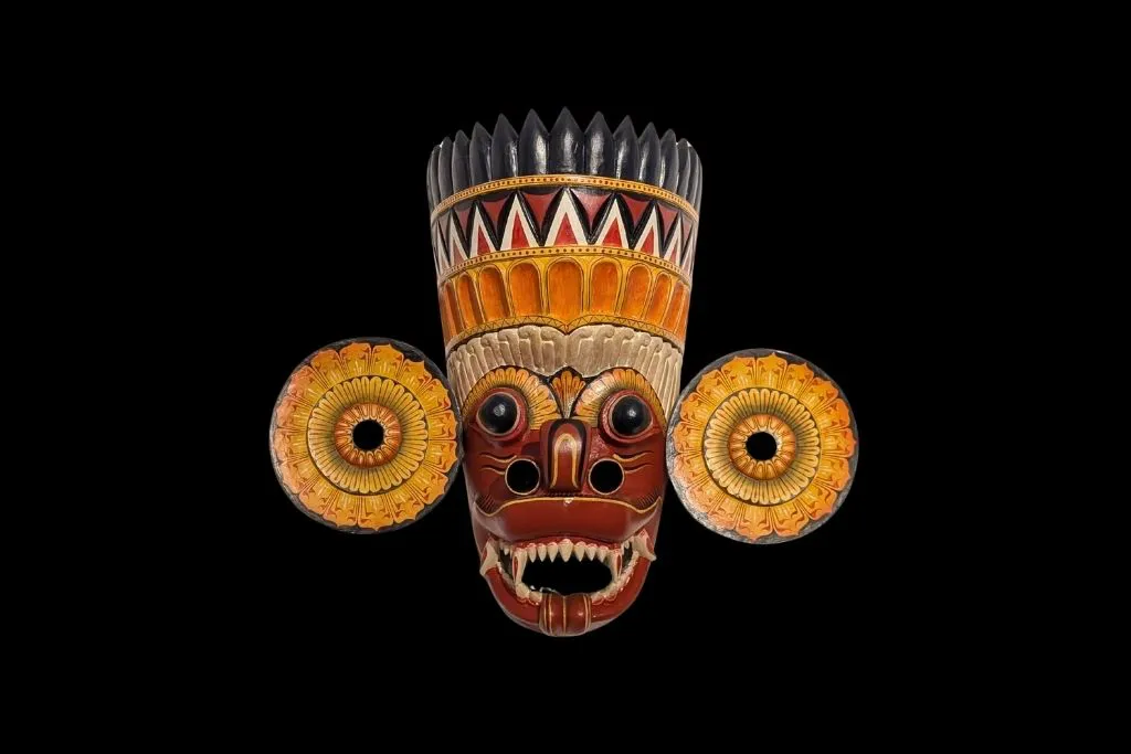 Purnaka Raksha — artifact at Ariyapla Mask Museum
